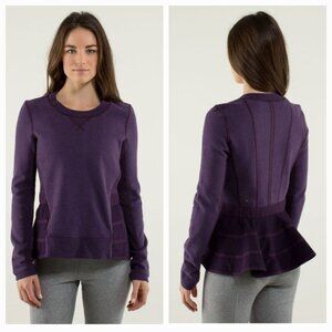 Lululemon Ruffled Up Pullover Fleece. Size 4